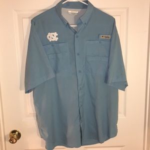 Columbia PFG NC button shirt